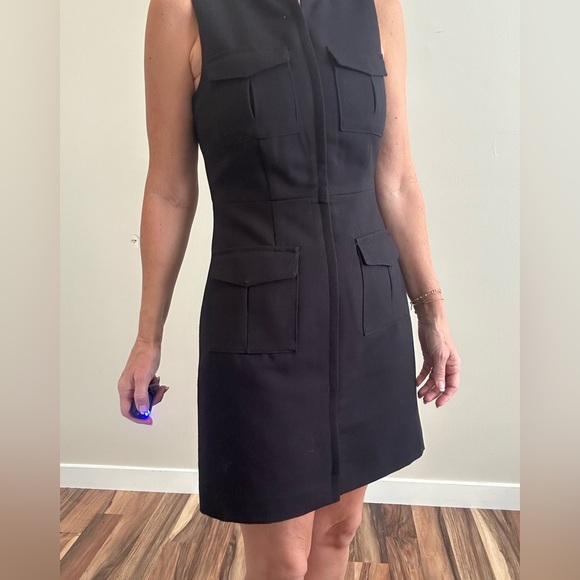 H&M Navy Mini Dress with Pockets - Picture 2 of 5